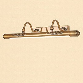ミラーランプ 60 センチメートル 23.62 インチ 11 ワット統合モダン現代伝統的なクラシック素朴なロッジヴィンテージアンティーク真鍮機能