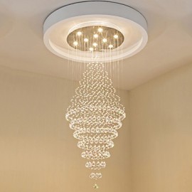 現代クリスタル天井ペンダントライトモダンシャンデリアホームハンギング照明シャンデリアランプ器具
