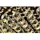 Dimmable Modern LED Crystal Ceiling Pendant Light Indoor Chandeliers Home Hanging Down Lighting Lamps Fixtures with Remote Contr