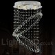 5 Lights Modern LED Crystal Ceiling Pendant Light Indoor Chandeliers Home Hanging Down Lighting Lamps Fixtures