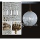 Globe Modern LED K9 Crystal Ceiling Pendant Light Indoor Chandeliers Home Hanging Down Drum Lighting Lamps Fixtures