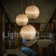 Globe Modern LED K9 Crystal Ceiling Pendant Light Indoor Chandeliers Home Hanging Down Drum Lighting Lamps Fixtures