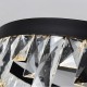 Modern Minimalist Creative Circular Ceiling Crystal Light Study Room Living Room Bedroom Dinning Room
