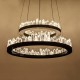 Modern Fashion Double Circle Crystal Pendant Lights Bar Living Room Dining Room Bedroom