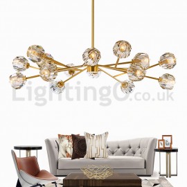 Nordic Crystal Chandelier Living Room Bedroom Dining Room