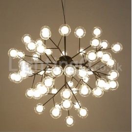 Nordic Postmodern Molecular Bubble Chandelier Living Room Bedroom Dining Room Study Glass LED Chandelier