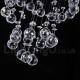 5 Lights Modern LED Crystal Ceiling Pendant Light Indoor Chandeliers Home Hanging Down Lighting Lamps Fixtures