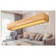 Wood Modern Long Pendant Lights for Dining Room, Living Room, Showroom, Study Room