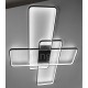 LED Modern /Comtemporary Alumilium Painting Ceiling Light Flush Mount Wall Light with Remoter Dimmer for Living Room Bed Room - 