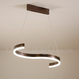 Dimmable 90W Pendant Light with Remote Control Modern Design/ LED Three Rings/ 220V~240/100~120V/Special for office,Showroom,Liv