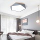 Dimmable Macaron Multi Colours Wood Ceiling Light with Acrylic Shade LED Ceiling Lamp Nordic Style for Living Room, Bedroom, Bed