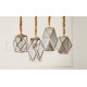 Pure Brass Rustic / Lodge Nordic Style Pendant Light with Glass Shade for Living Room, Study, Kitchen, Bedroom, Dining Room, Bar