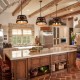 3 Light Ring Vintage Wooden Chandelier Industrial Wind Bar Loft Coffee Restaurant Wood Linear Pendant Lighting