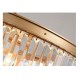 Postmodern Luxury Round K9 Crystal Pendant Chandelier Lights Living Room Dining Room Exhibition Hall